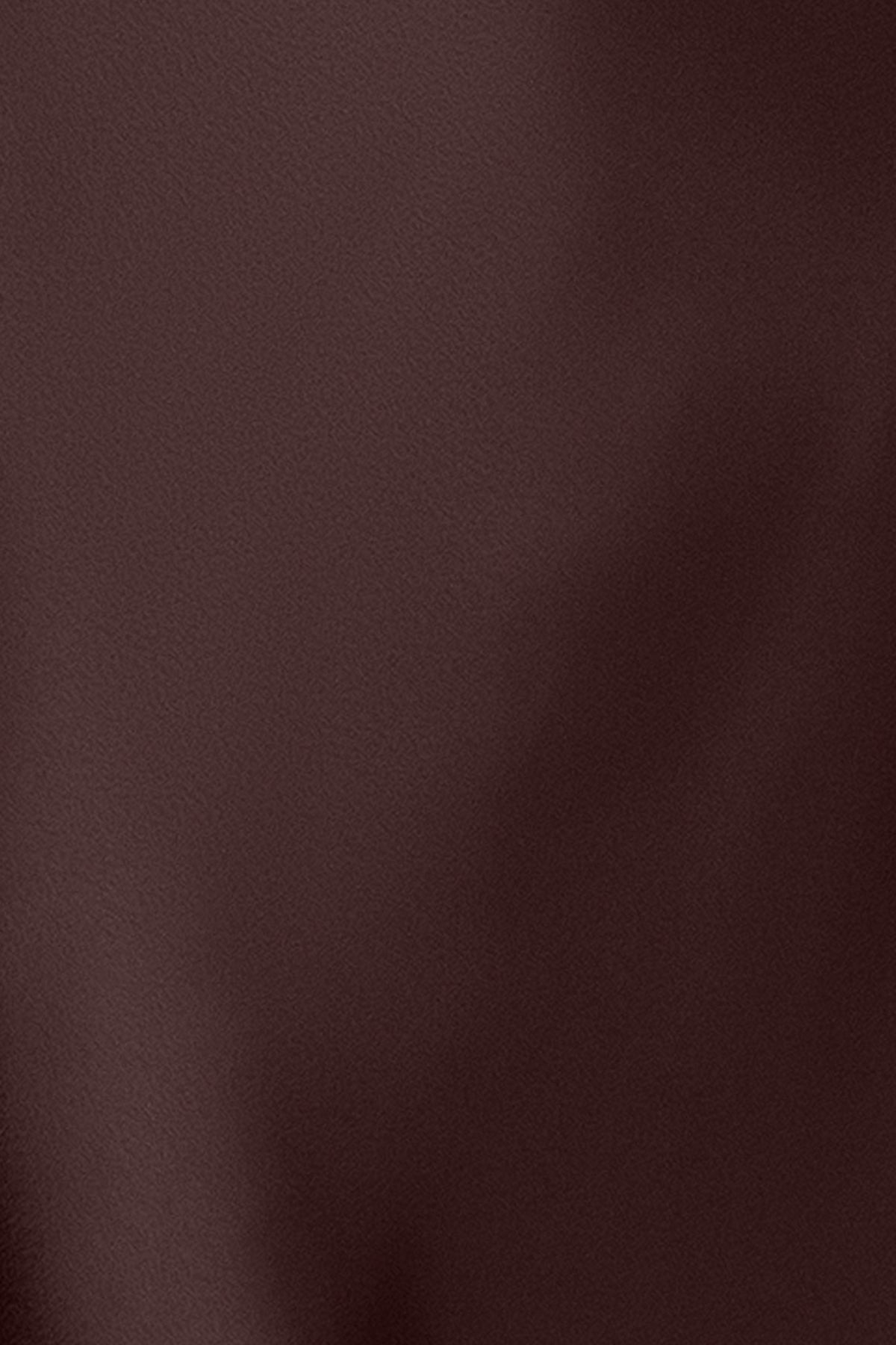 Betsy & Adam "Amberly" Satin Drape Neck Dress - Brown