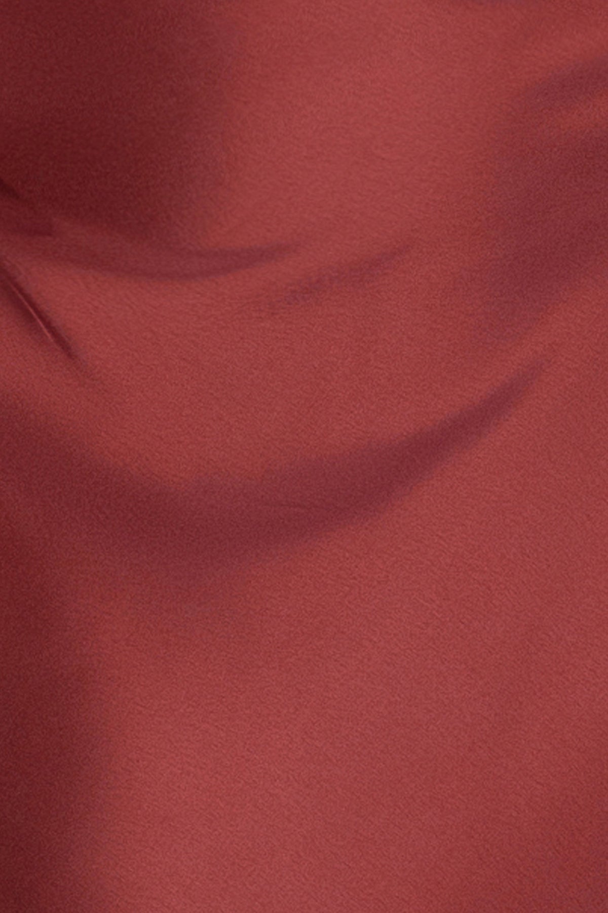 Betsy & Adam "Magnolia" Satin One Shoulder Dress - Nutmeg