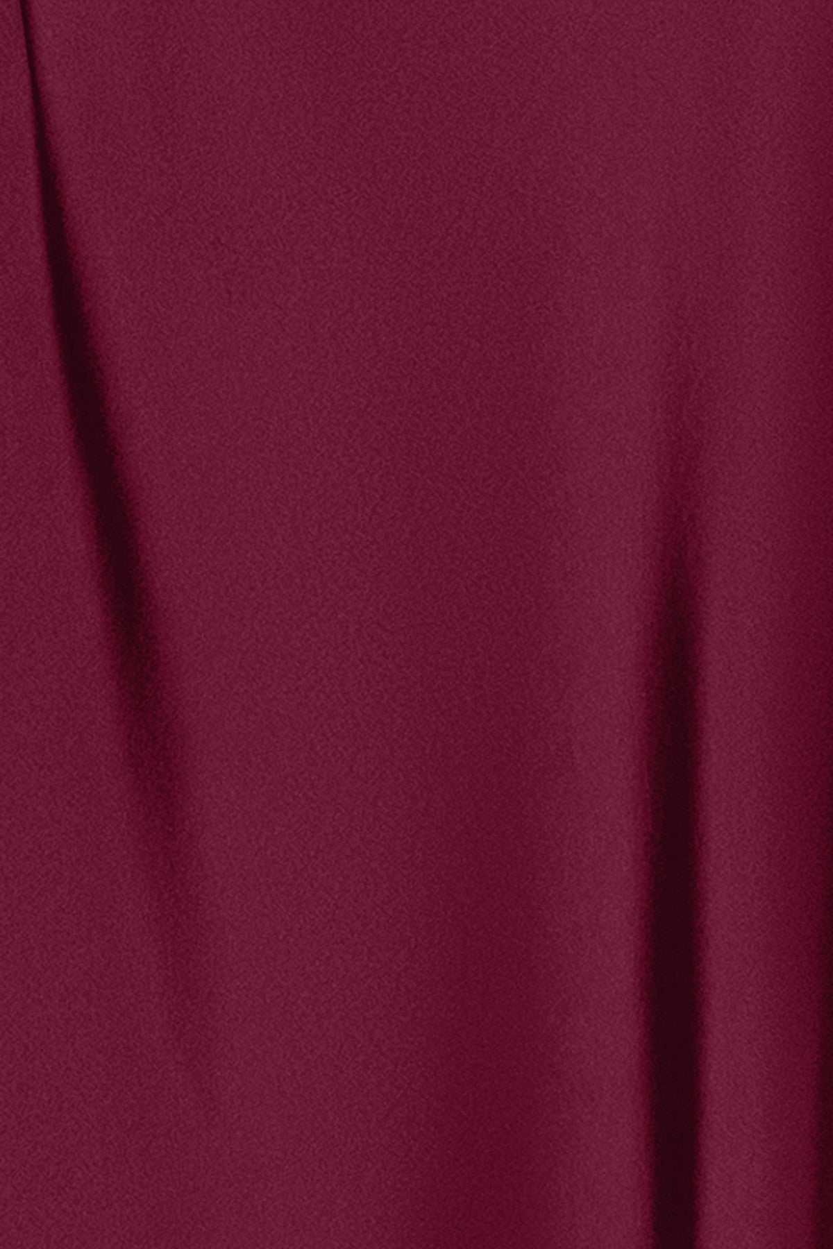 Betsy & Adam Petite "Colette" Satin Ruched Trim Dress - Wine