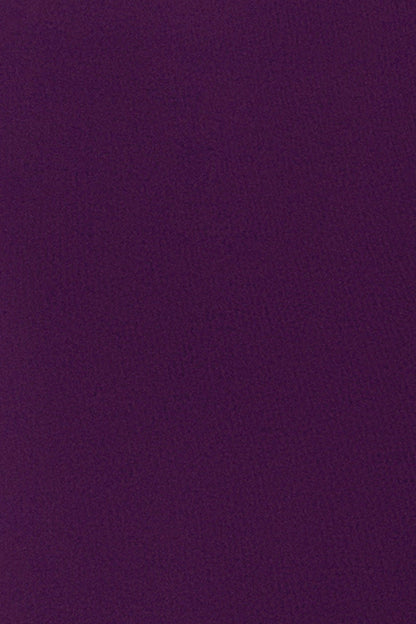 Betsy & Adam "Lillian" Techno Scuba Ruched Dress - Plum